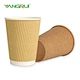  vasos de sopa de papel y tapas 